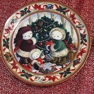Princess House Trim a Tree with “Frosty Friends” Porcelain Collector’s Plate